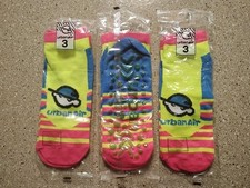 New Lot of 3 Pair of Urban Air Size 3 Grippy Trampoline Socks