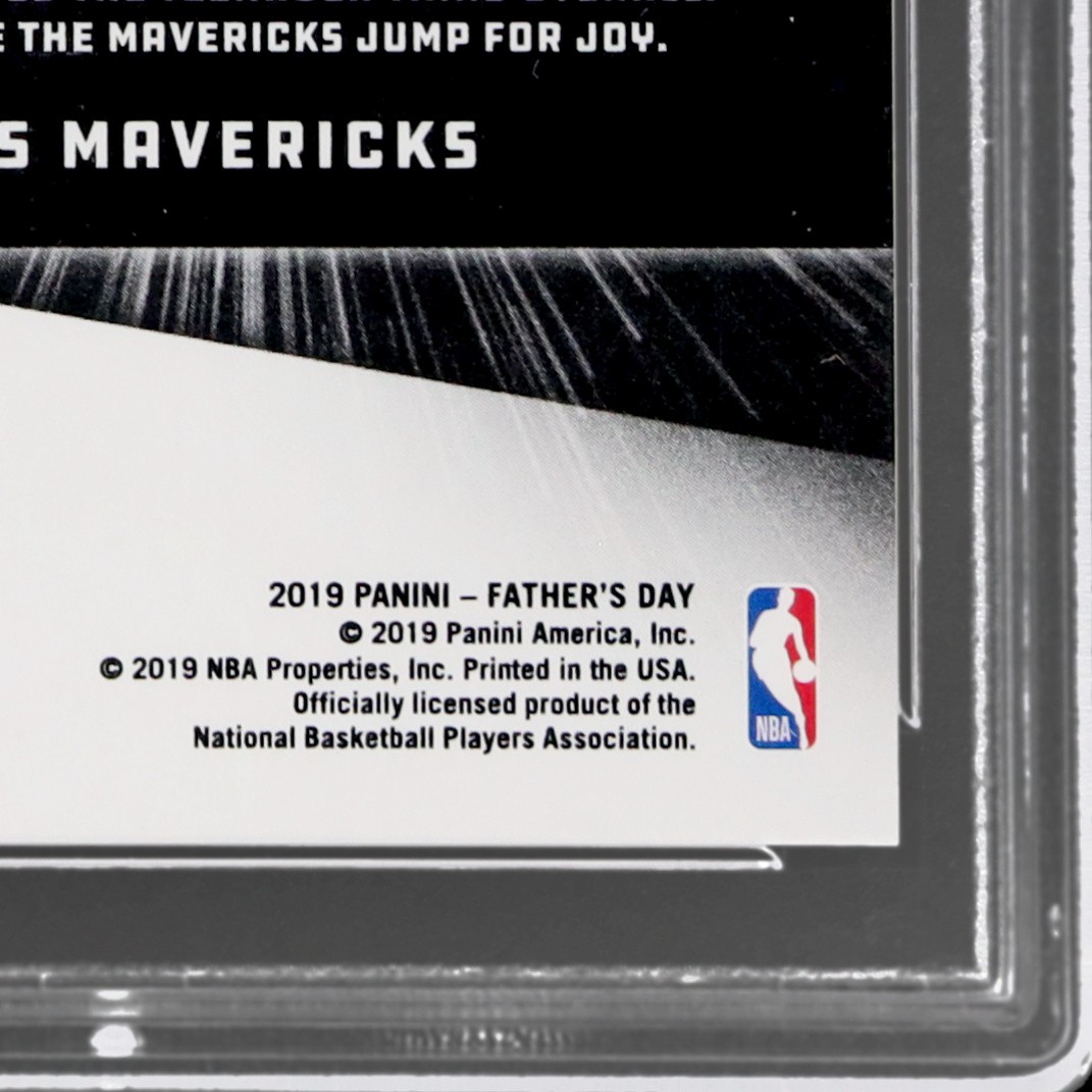 2019-20 Panini Father's Day Luka Doncic #LD PSA 10 Panini Collection 110/199 view 11