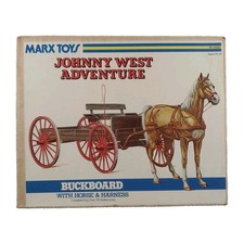Marx Johnny West Buckboard w/ Horse  Harness 1975 4424C NEW Factory Sealed