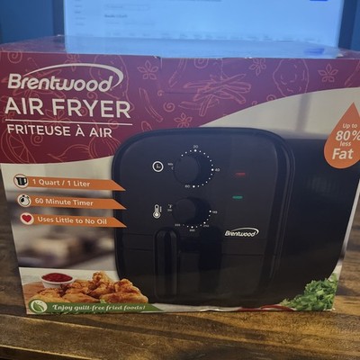Brentwood 1 quart Small Electric Air Fryer Black AF-100BK