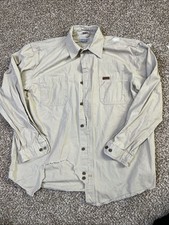 Vintage Carhart Men  s Long Sleeve Work Shirts Button Up Distressed