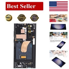 S23 Ultra 5G OLED Touch Screen Replacement with Fingerprint Sensor - Matte Black