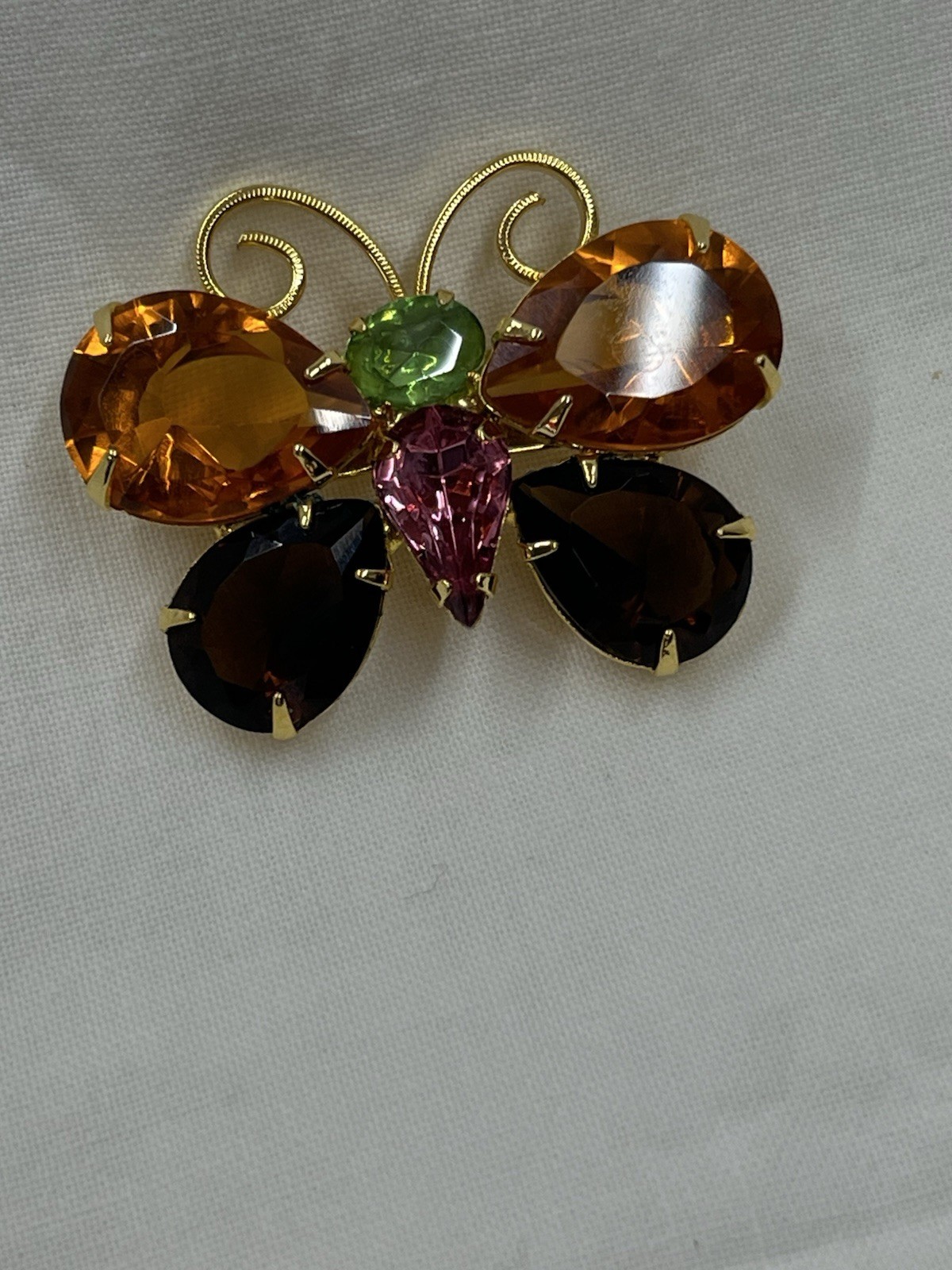 Joan Rivers Collection Multi Colored Crystal Chat… - image 1