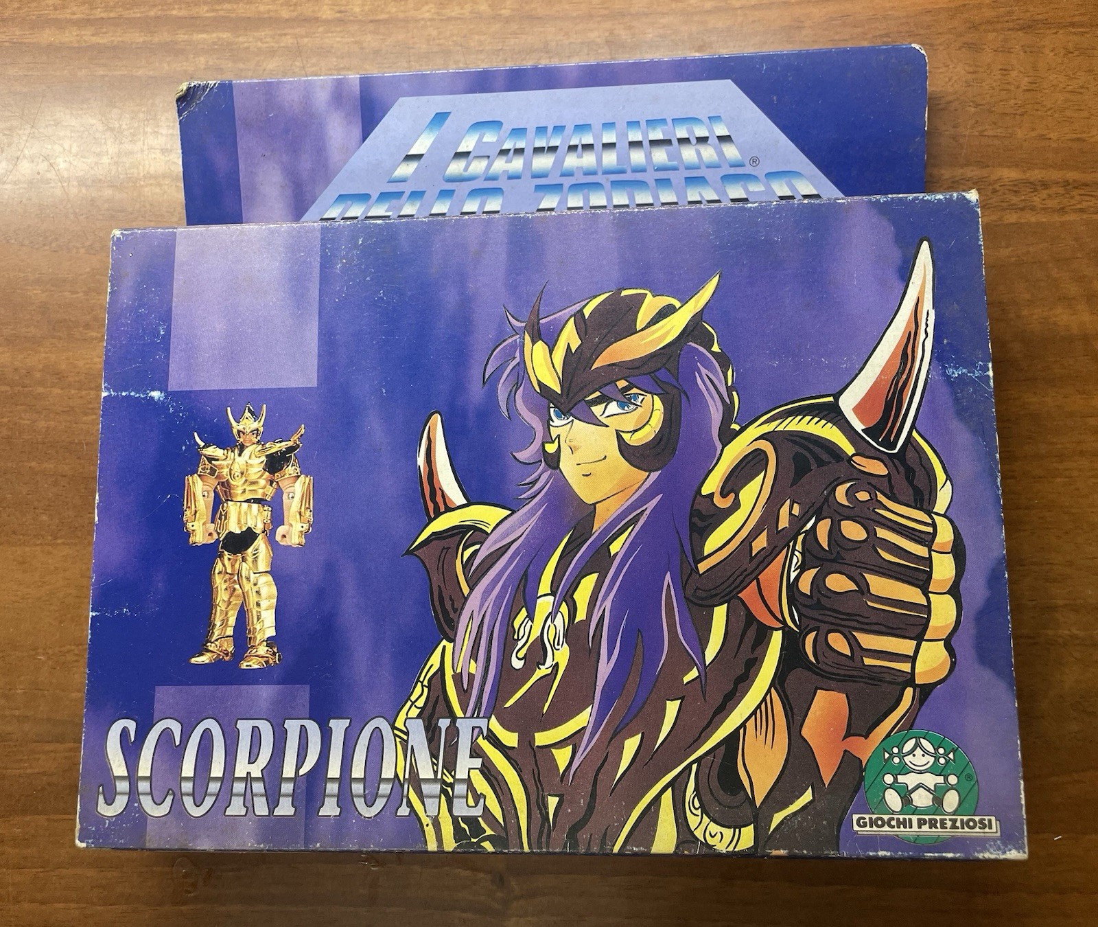 Cavalieri dello zodiaco scorpione box tempio giochi preziosi Bandai 1987!!!!