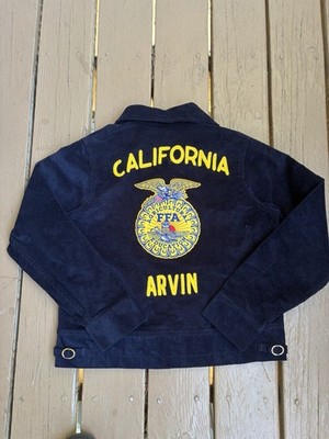 FFA Corduroy Jacket California Arvin Size 103-36 (Small- Medium) No Name Vietnam