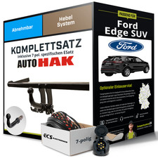 Anhängerkupplung abnehmbar für FORD Edge SUV +E-Satz NEU PKW