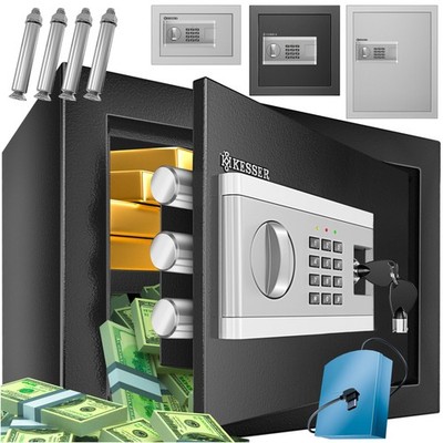 KESSER  Tresor Safe Elektronischer Möbeltresor Wandtresor Digital mit Alarm