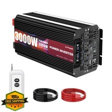 LVYUAN 3000W Power Inverter 12V to 110V RV Truck Camping