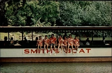 Smith Family Boats Wailua River Kauai vintage postcard s689