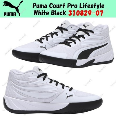 Puma Court Pro Lifestyle White Black 310829-07 Herren Gr.