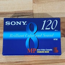 Sony P6-120MP Video8 8mm Blank Video Cassette 120 Min Metal MP NEW SEALED