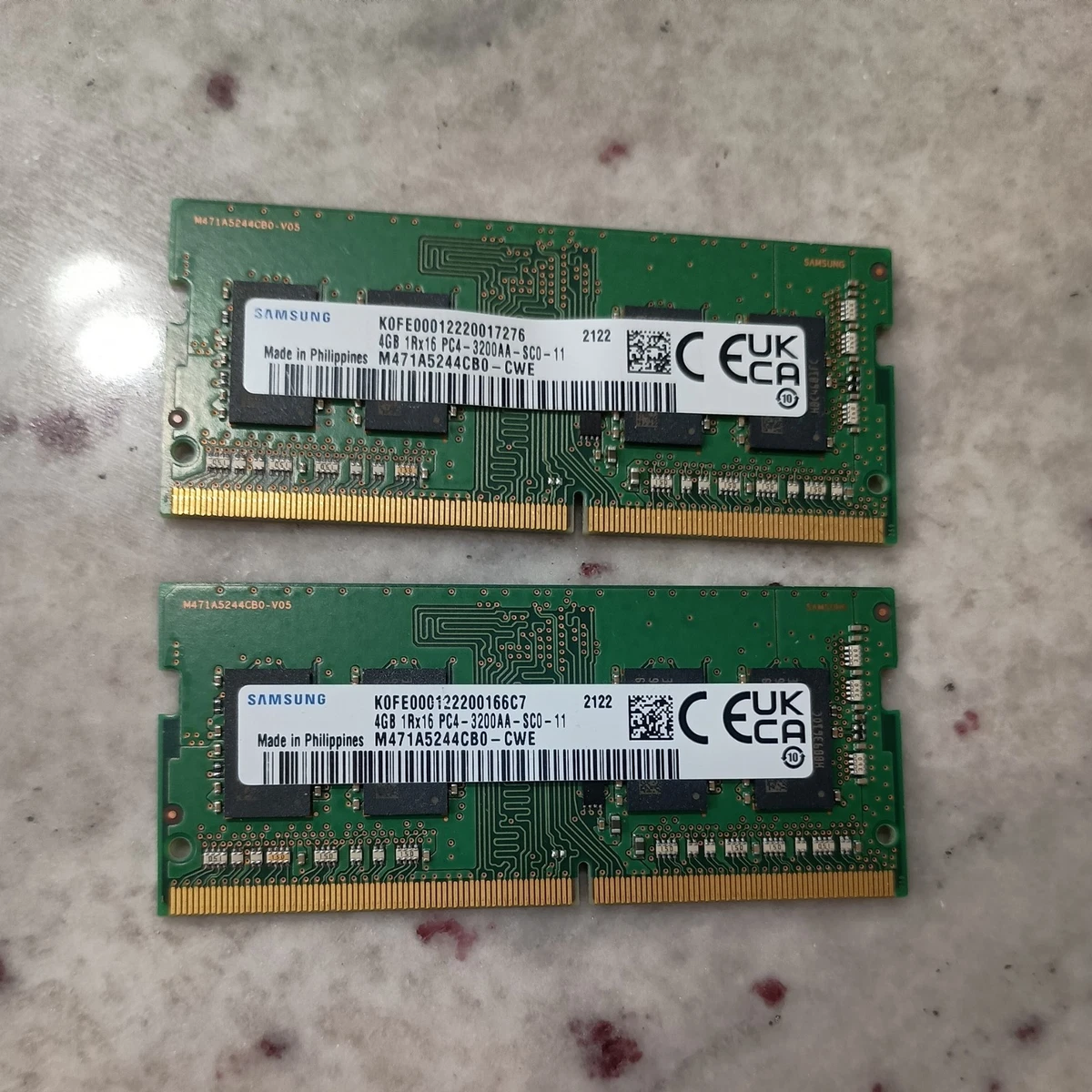 Samsung DDR4 SDRAM 4 GB Capacity per Module Memory (RAM) for sale