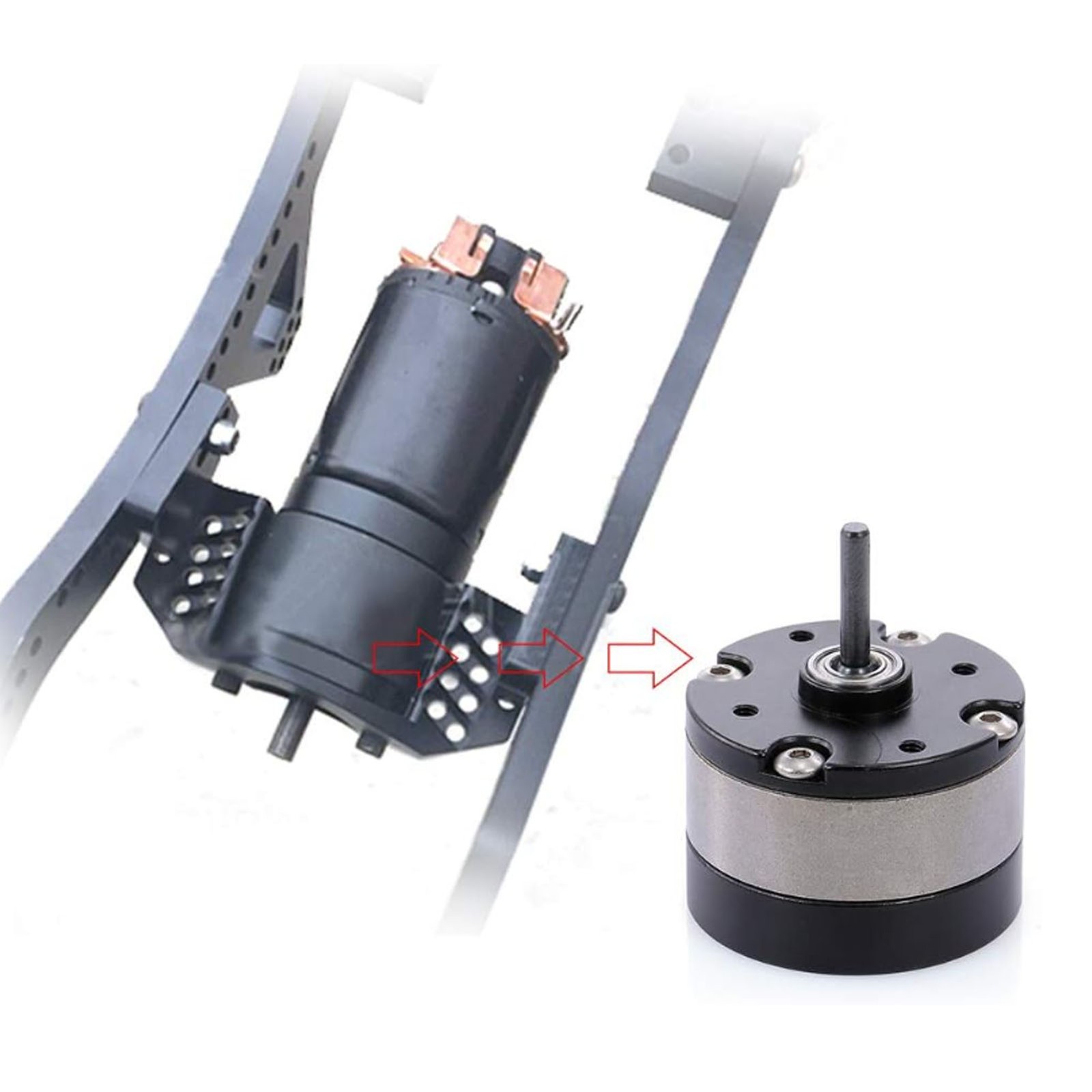 RC Car Gearbox Motor Mount High Efficiency Stable Energy Conversion Trending