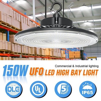 150W UFO LED High Bay Light Industrial Commercial Warehouse Shop Light 22,500LM