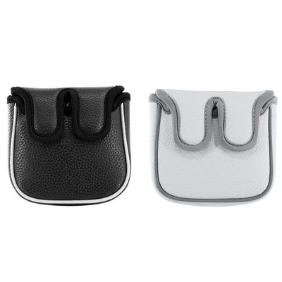 BIG TEETH Golf Center Shaft Putter Cover Square Mallet Headcover Golfschlägerschutz für