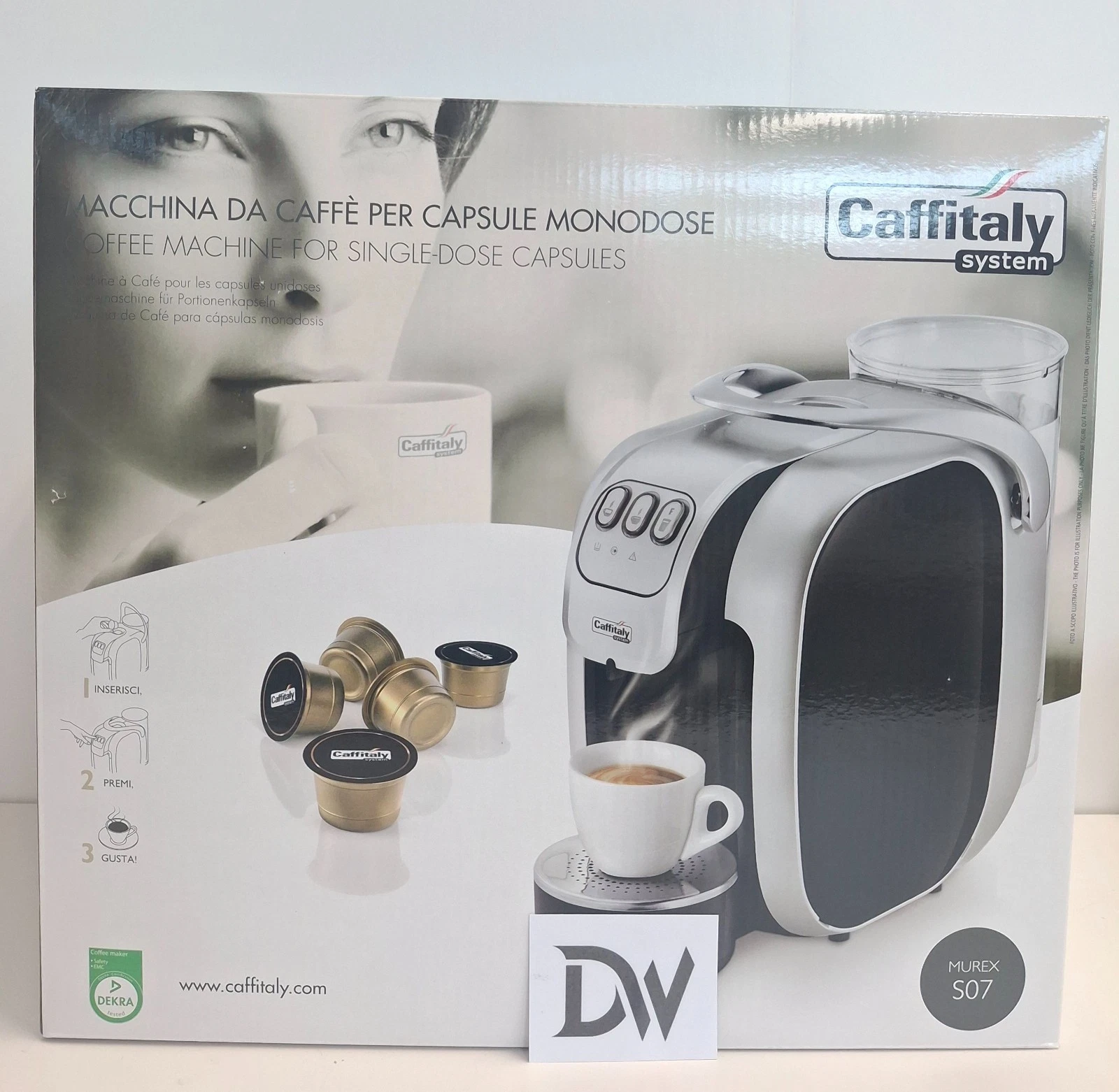 Caffitaly Royal Queen S07 / Capsule Coffee Maker Espresso Machine / 220V