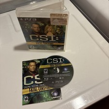 CSI: Crime Scene Investigation - Fatal Conspiracy - Sony PlayStation 3, PS3 CIB