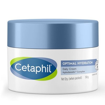 Cetaphil Optimal Hydration Daily Cream Lightweight Moisturizer & Fast Absorption