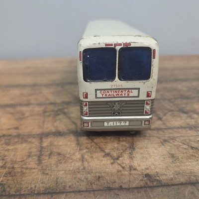 Continental Trailways 27505 Silver Eagle Express Vintage Tin Litho
