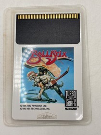 Ballistix Turbo Grafx 16 Game Tested & Working
