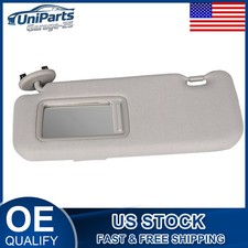 Gray Left Driver Sun Visor W Mirror For 2009-2013 Toyota Corolla 74320-12e00-b0 Gray Left Driver Sun Visor W Mirror For 2009-2013 Toyota Corolla 74320-12e00-b0