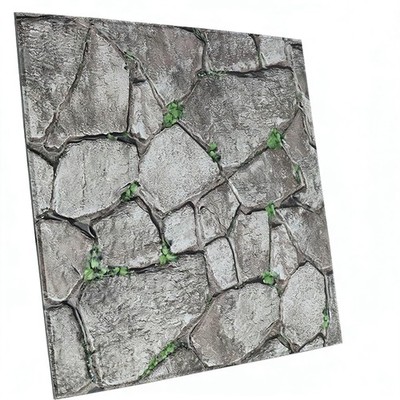szgwtk 3D Panels Peel and Stick,Simulated Stone Wall,PVC Waterproof New 