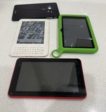 LOT OF 4 Android Tablets Mixed Samsung More For Repair Only