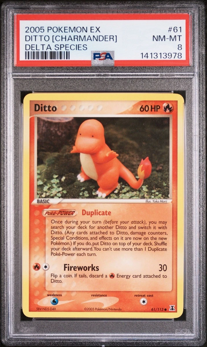 Charmander Pokémon TCG Professional Sports Authenticator (PSA