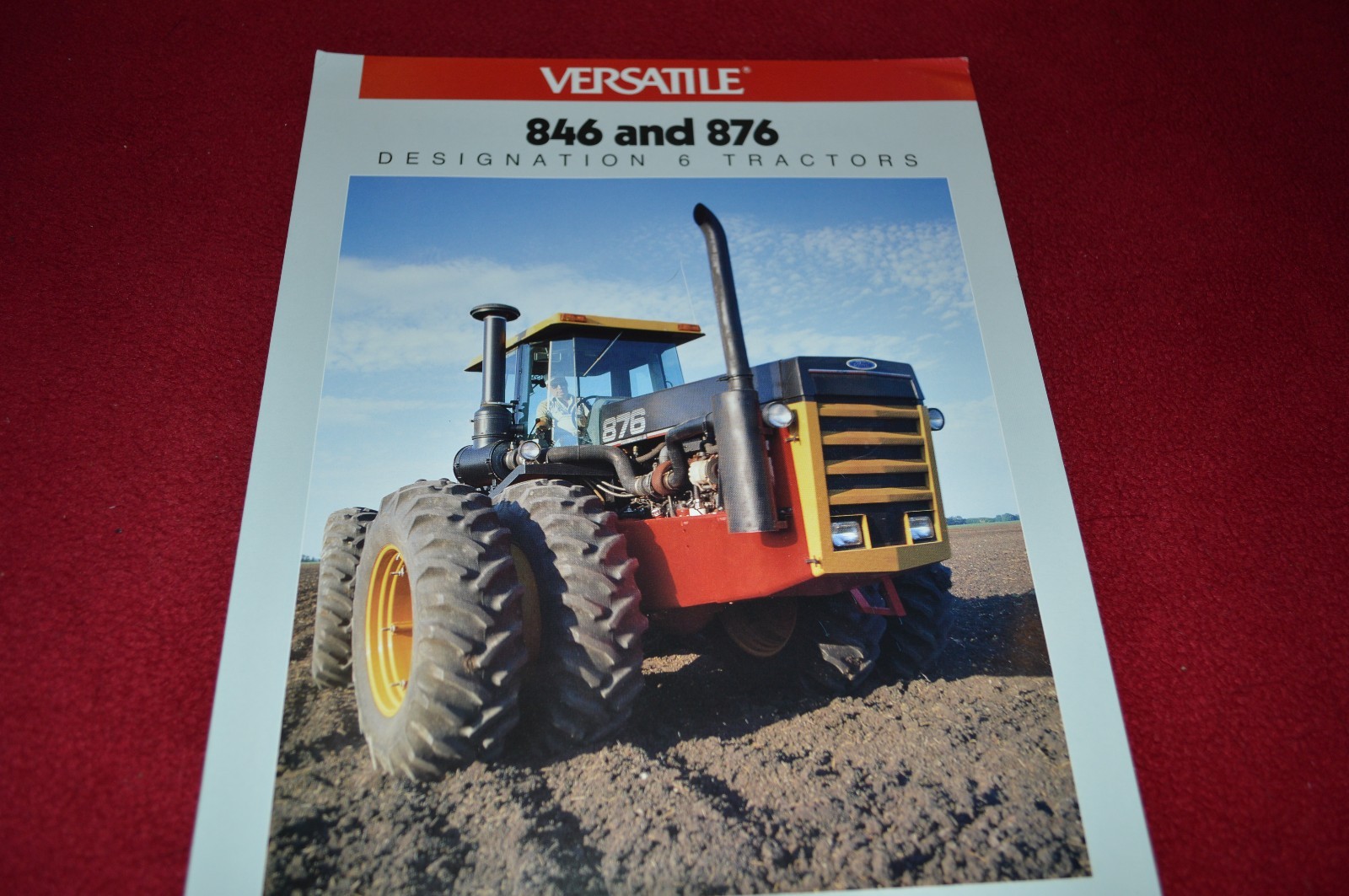 Versatile 846 876 Tractor Dealers Brochure GDSD2 eBay