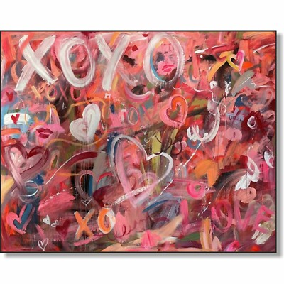 Huge Abstract Graffiti Style Painting | Oversized Modern Urban Fine Art Canvas