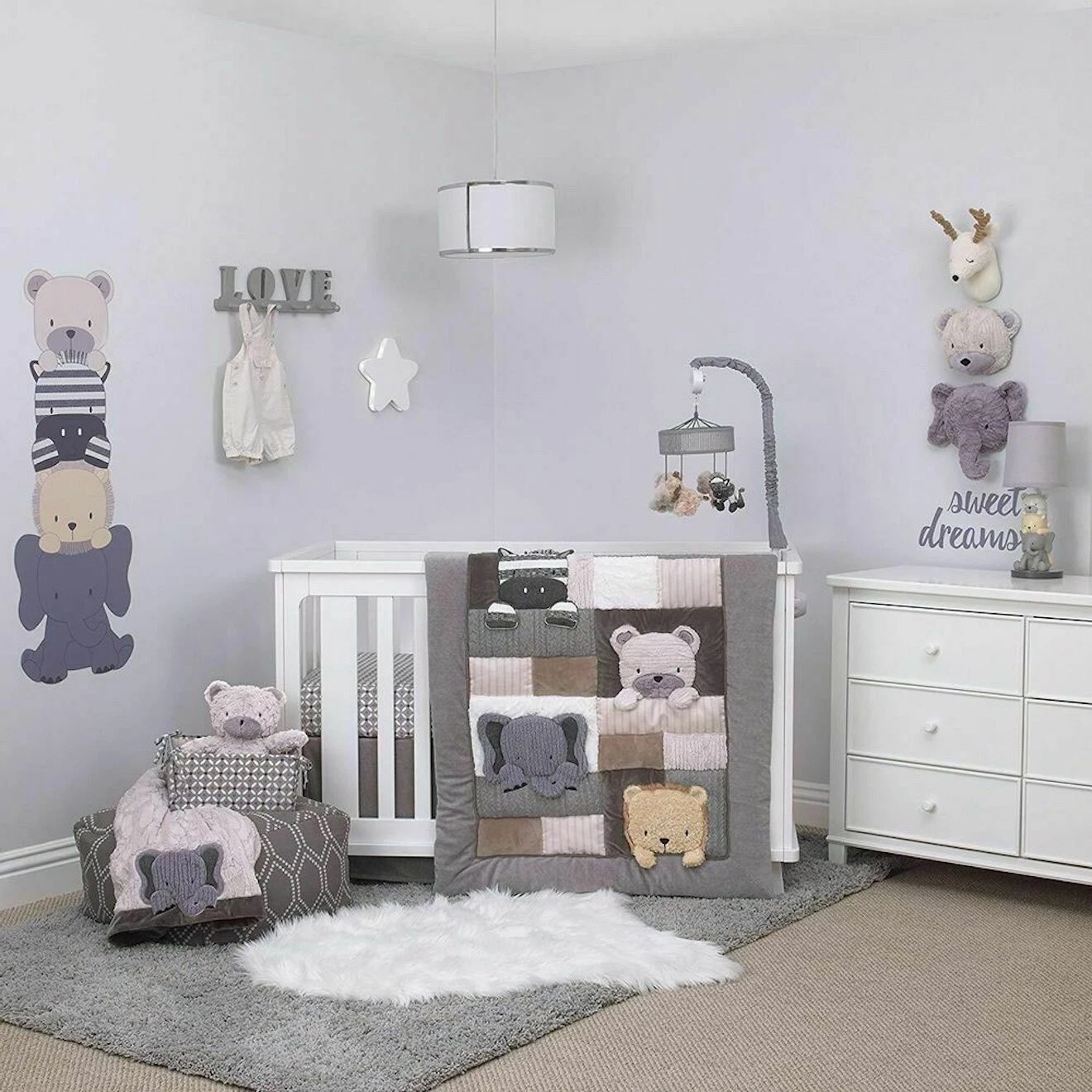Play Day Pals 9pc. Crib Bedding Set by NoJo