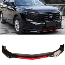 For Honda Passport Universal Front Bumper Lip Spoiler Splitter Gloss Black Red