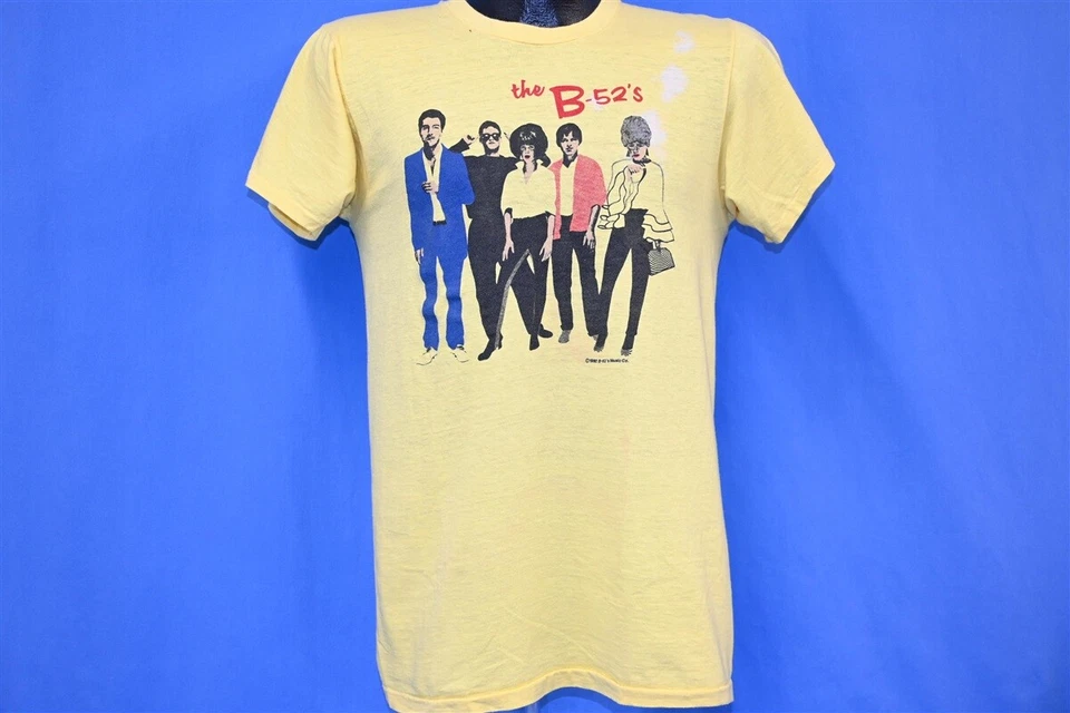 DE COLECCIÓN AÑOS 80 B-52 DEBUT ÁLBUM CUBIERTA NEW WAVE BANDA ROCK LANGOSTA AMARILLO PEQUEÑO S Foto 2 de 4