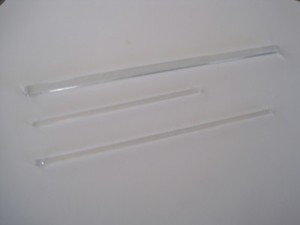 Glass Chemistry Mixing Rods Lot 3