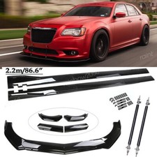 Front Bumper Lip Splitter Side Skirts 86.6 Parts Body Kit For Chrysler 300 Srt8 Front Bumper Lip Splitter Side Skirts 86.6 Parts Body Kit For Chrysler 300 Srt8
