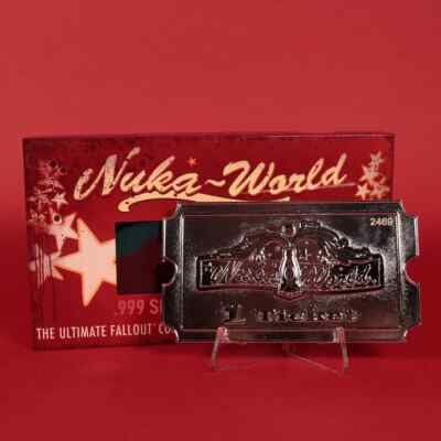 Fallout Limited Edition .999 Silver Plated Replica Nuka World