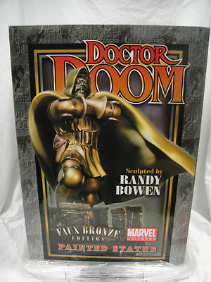BOWEN DESIGNS DR. DOOM STATUE #02/300 FAUX BRONZE SIDESHOW FANTASTIC FOUR 4 MR