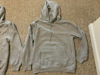 2 total Everlast Hoodie (75% cotton 25% polyester) Sweatshirt Gray (size S  | eBay