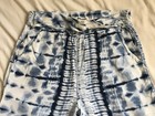 billabong turn away beach pants in blue and white tie dye Size M Style #J302BTUR — photo 4