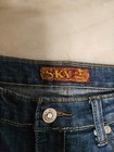 Sky Jeans Women's Skinny Mid Rise Straight Blue Denim Jeans Size 5/6 — photo 5