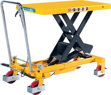 Loadsurfer 1000kg Hydraulic Mobile Scissor Lifting Platform Table Trolley Cart