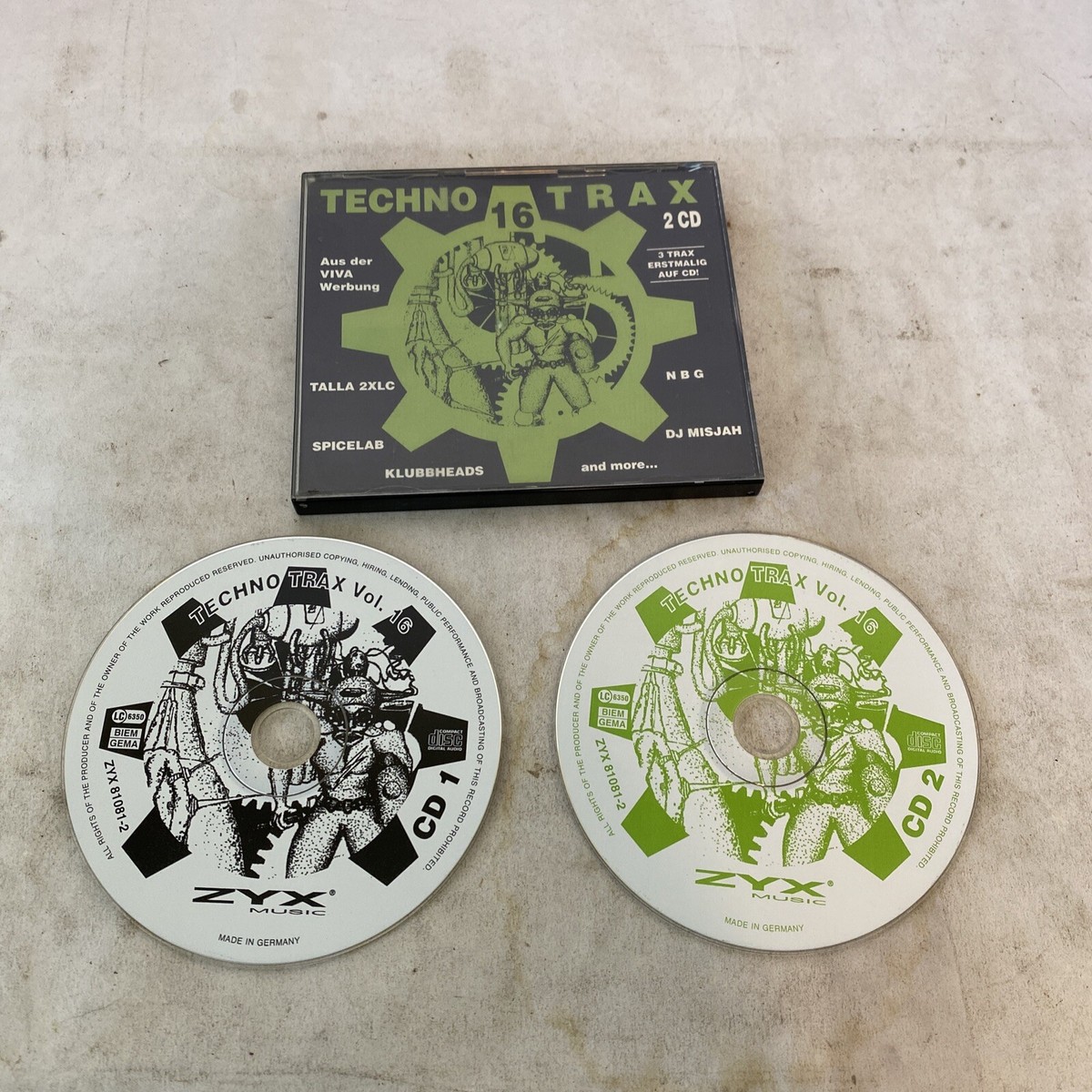 Techno Trax Vol 16 Talla Spicelab NBG DJ Misjah 2 CDs Comp Aus Der