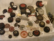 VINTAGE TOY TIRES & TONKA GROUP LOT JD -IHC-BUCKEYE GRILL BUDDY L STRUCTO SMITH