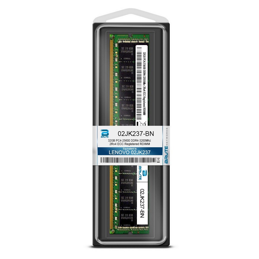 02JK237 - Lenovo Compatible 32GB DDR4-3200Mhz 2Rx4 ECC registered