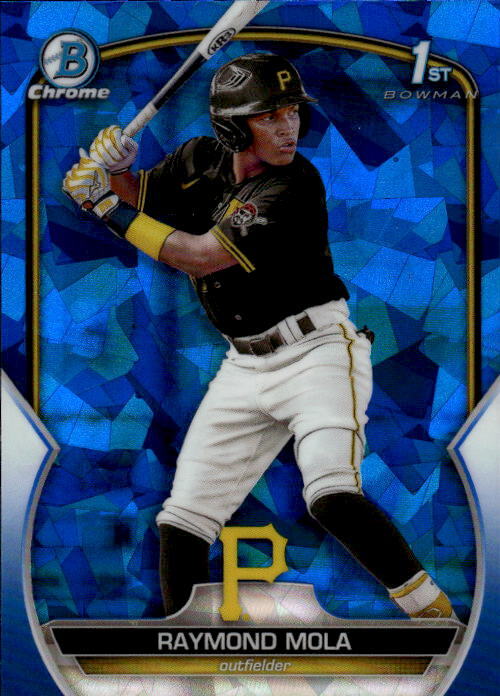 2023 Bowman Chrome Sapphire Edition Raymond Mola #BCP-198 Pittsburgh Pirates 1Q