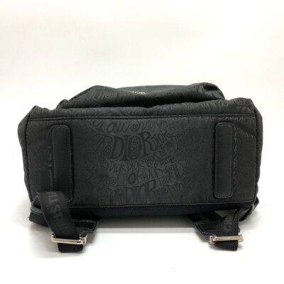 Dior Backpack Stussy Collaboration Leather Christian Dior X Shawn Stussy Black Leather Year of the Ox  main image 3
