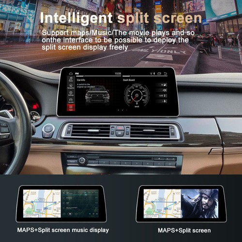 Ugode 12,3 pulgadas Android Pantalla ACTUALIZACIÓN CarPlay GPS BMW Serie 7 F01 F02 2013-2015 - Imagen 6 de 11