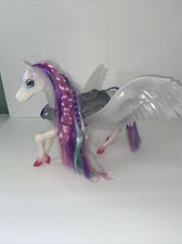 Color Changing Winged Horse Sun Turns Pink Barbie Size Plastic Mystical