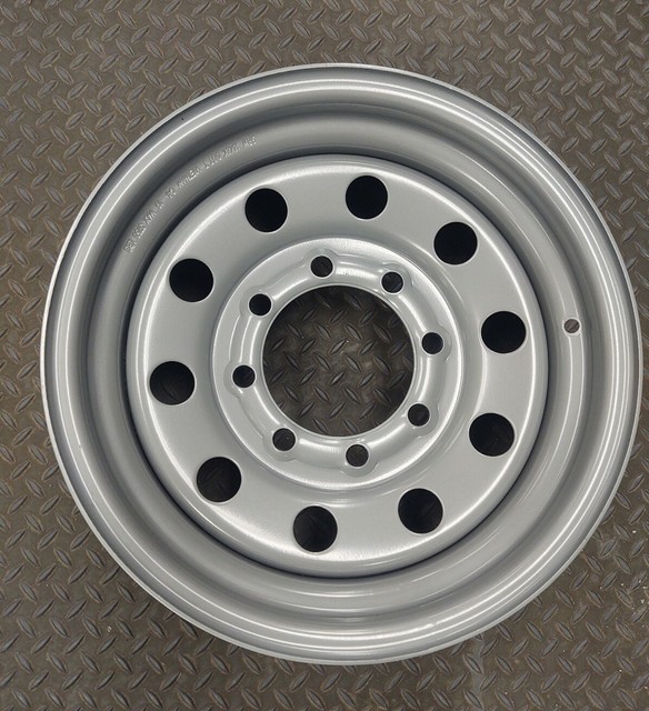 16" X 7" GRAY ALUMINUM TRAILER WHEEL 8LUG ON 6.5 INCHES eBay