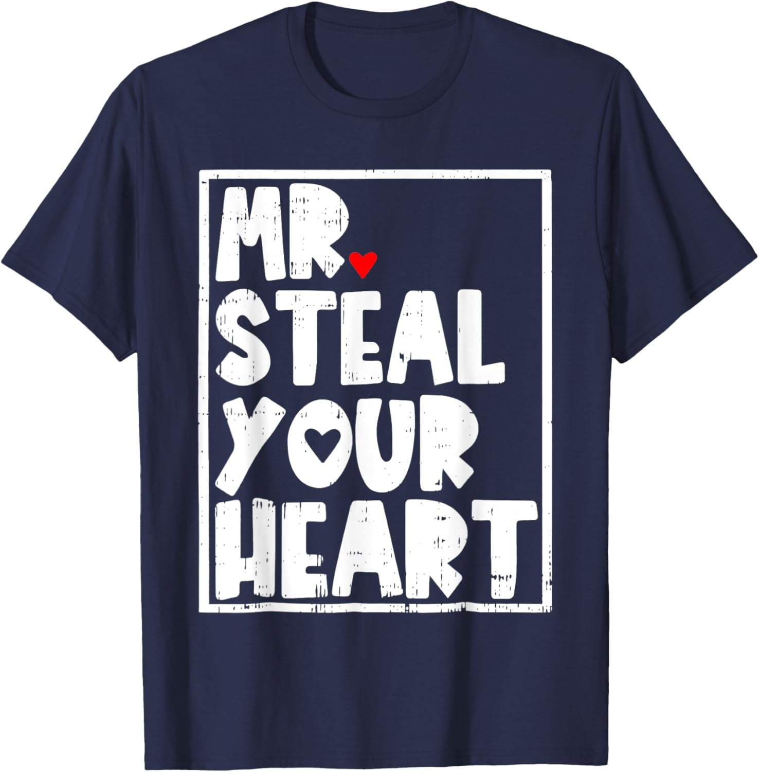 Mr Steal Your Heart Valentines Day Funny V Day Boys Kids Sweatshirt T-shirt
